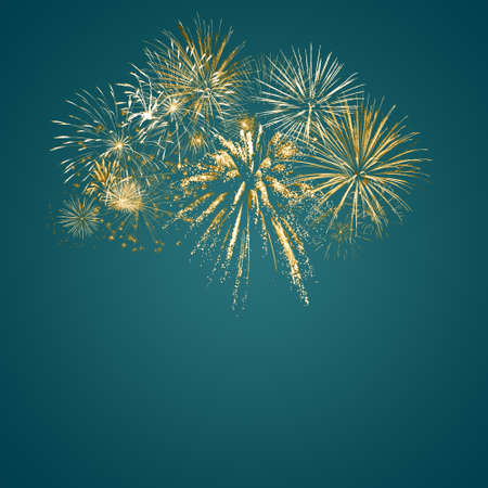 Holiday background for Christmas or Independence day with fireworks. For your design
