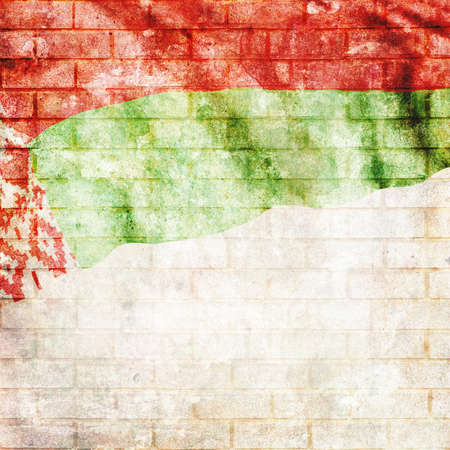 Vintage Belarus national flag with place for your text and designの写真素材