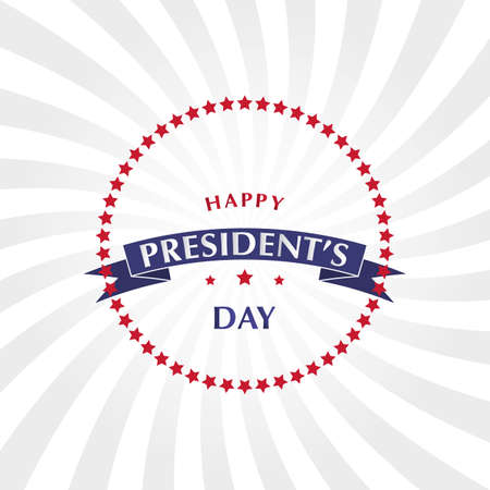 EPS10 vector illustration card on Presidents day, US National holidayのイラスト素材