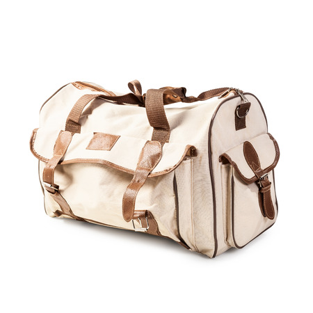 Sport bag isolated on white background clipping path includedの写真素材