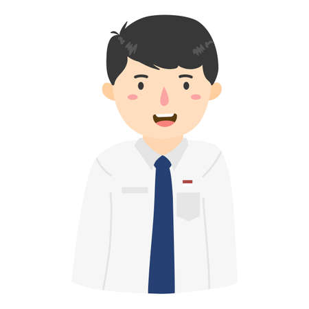 boy in student uniformのイラスト素材