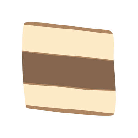 Lapis surabaya is a cake from Indonesia that has several layersのイラスト素材