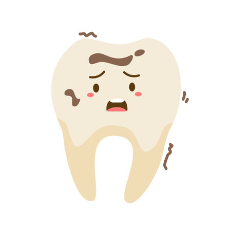 teeth and bacteriaのイラスト素材