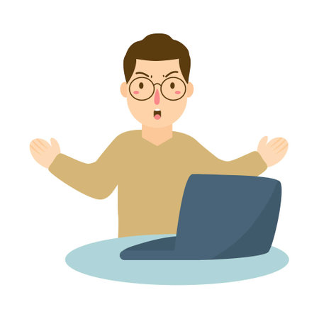 Stressed at Workのイラスト素材