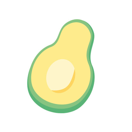 cut slice avocado