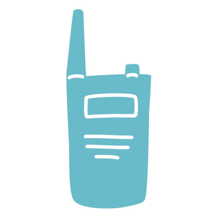 walkie talkie iconのイラスト素材
