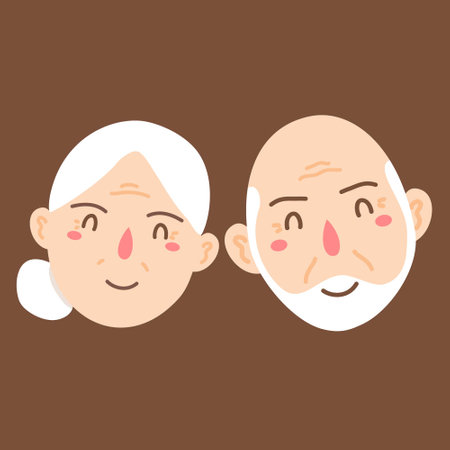 cartoon dia dos avos illustrationのイラスト素材