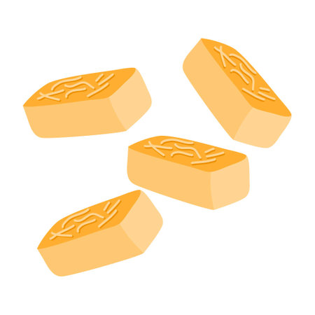 kastangel cheese cookie to celebrate Eid al Fitrのイラスト素材