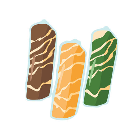 dodol zebra jajanan pasar illustrationのイラスト素材