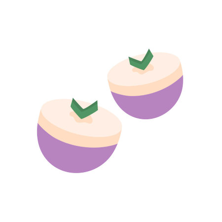 talam ubi ungu indonesian traditional steamed cakeのイラスト素材