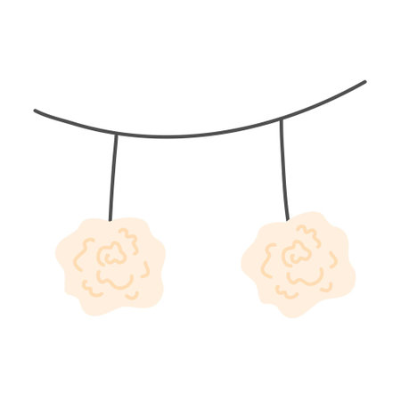 indonesia traditional games during independence day kerupukのイラスト素材