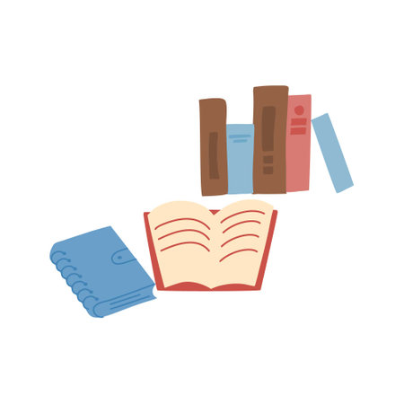 hand drawn international literacy dayのイラスト素材