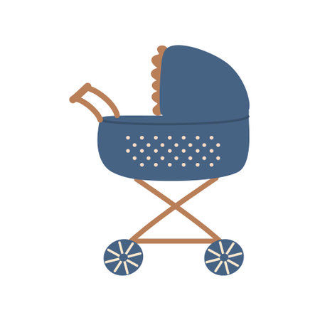 baby shower elements sticker illustrationのイラスト素材