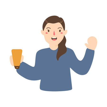 women enjoying their free timeのイラスト素材