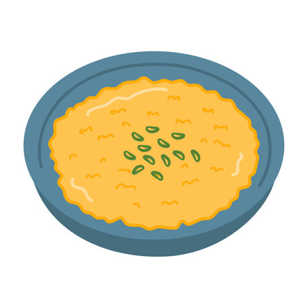 Ttukbaegi Gyeranjjim is Steamed Egg in a Earthenware Bowlのイラスト素材