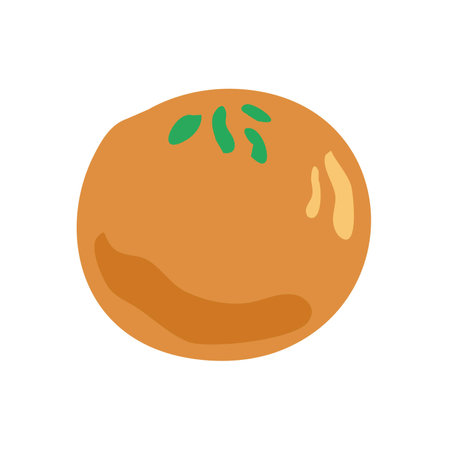 Gulab Jamun - Indian Food Illustrationのイラスト素材