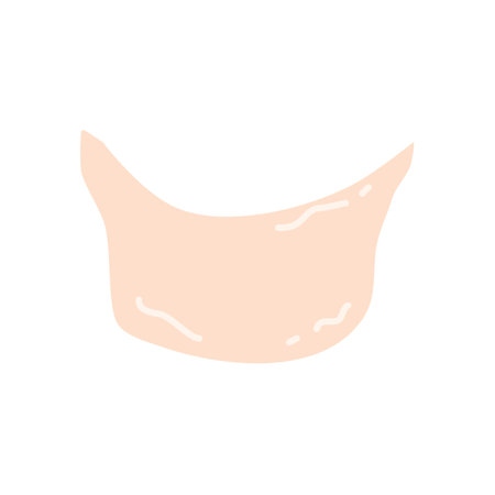 hand drawn flat design chinese food illustrationのイラスト素材