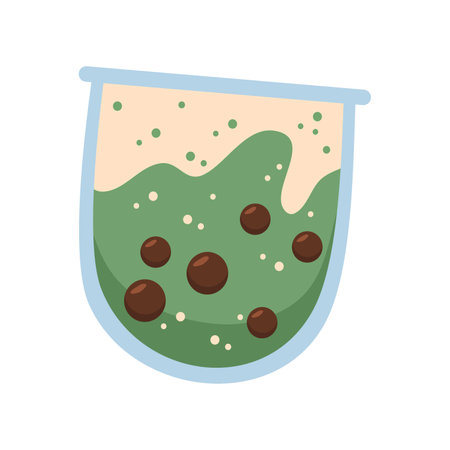 bubble tea or coffee drinksのイラスト素材