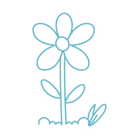 hand drawn floral coloring book illustration.svgのイラスト素材