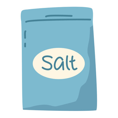 Salt seasoning and adding condiments during cookingのイラスト素材