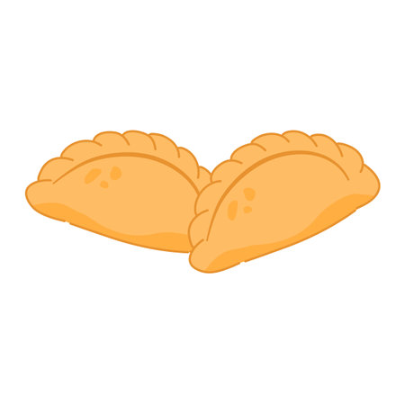 Empanada Traditional Colombian Foodのイラスト素材
