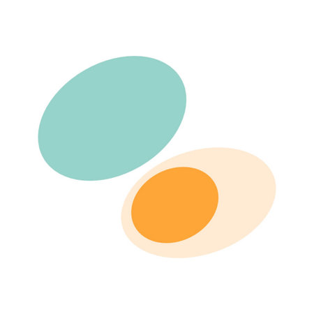 Chinese salted duck eggs, Illustration of Halved Cooked Duck Eggのイラスト素材