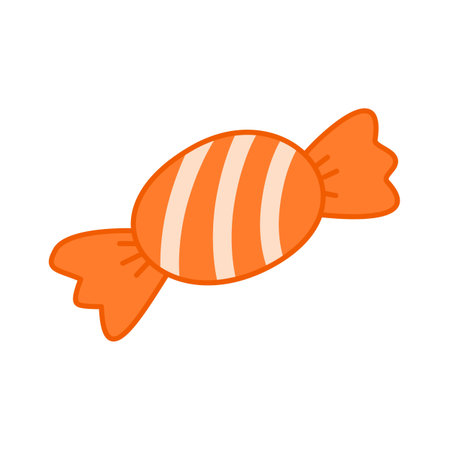 orange candy illustrationのイラスト素材