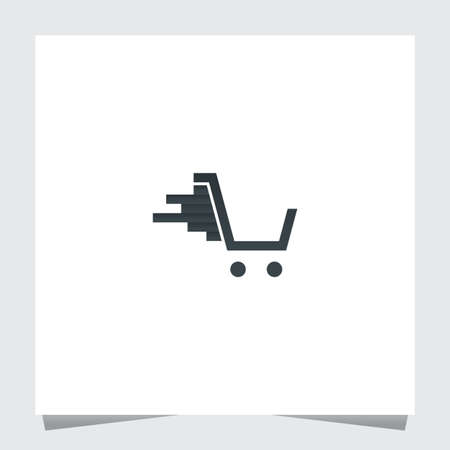 Fast Cart Logo Inspirations Templateのイラスト素材