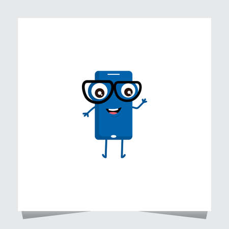 Geek Phone Logo Inspirations Templateのイラスト素材
