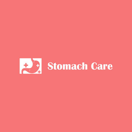 Stomach Care Logo Inspirations Templateのイラスト素材