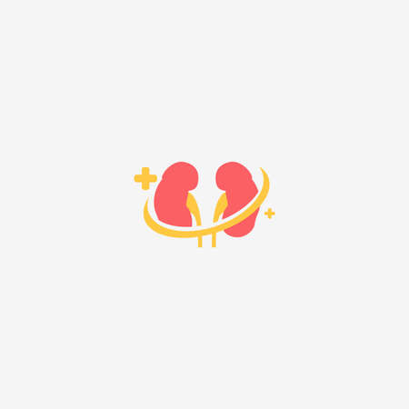 Kidney Care Logo Inspirations Templateのイラスト素材