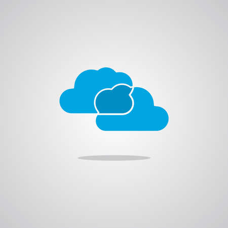 Illustration vector graphic of Cloud. Perfect to use for Technology Companyのイラスト素材