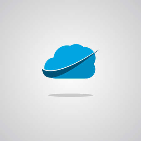 Illustration vector graphic of Cloud. Perfect to use for Technology Companyのイラスト素材