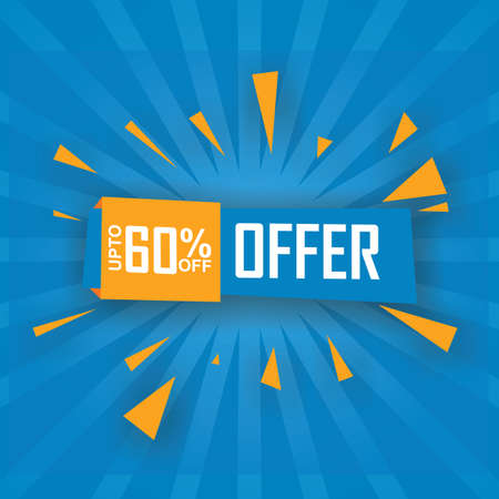 Illustration Vector Banner of Special Offer Sale. Perfect to use for Sales Promotionのイラスト素材