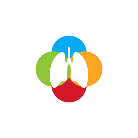 Illustration Vector Graphic of Lung Care. Perfect to use for Companies in the Health Sectorのイラスト素材