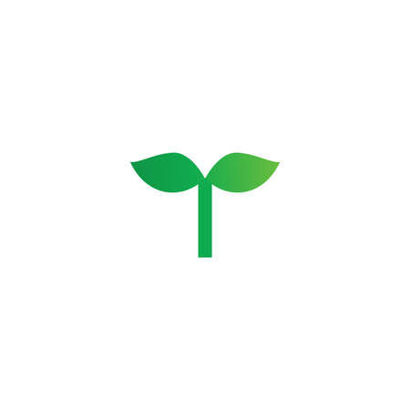 Illustration Vector Graphic of T Letter Leaf. Perfect to use for Nature Companyのイラスト素材