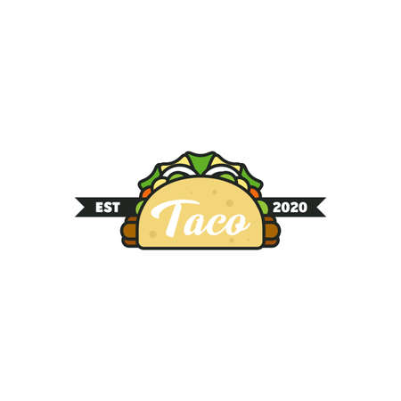 Illustration Vector Graphic of Tacos Food. Perfect to use for Food Businessのイラスト素材