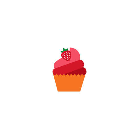 Illustration Vector Graphic of Strawberry cake. Perfect to use for Desertのイラスト素材