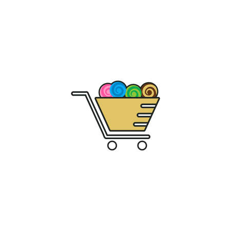 Illustration Vector Graphic of Lollipop Storeのイラスト素材