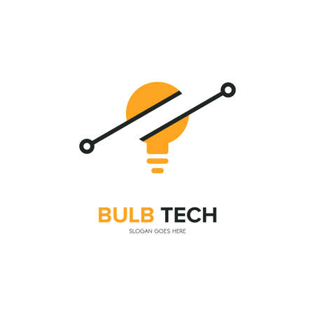 Illustration Vector Graphic of Bulb Tech. Perfect to use for Technology Companyのイラスト素材