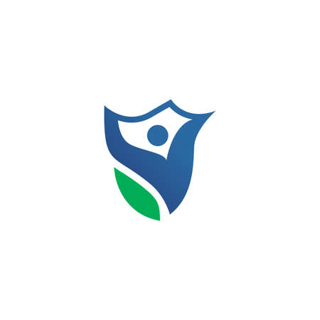 Illustration Vector Graphic of Shield People Logoのイラスト素材
