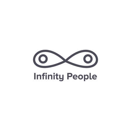 Illustration Vector Graphic of Infinity People Logo