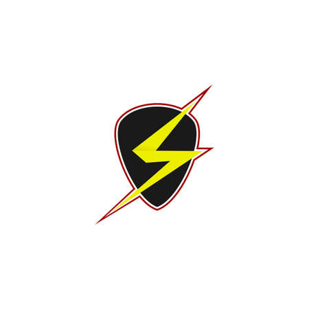 Illustration Vector Graphic of Shield Thunderのイラスト素材