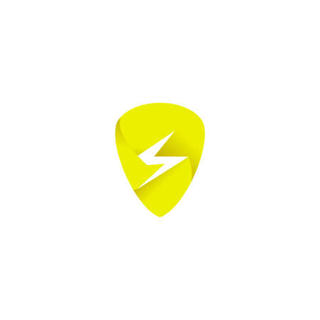 Illustration Vector Graphic of Shield Thunder Logoのイラスト素材