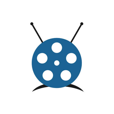 Illustration Vector Graphic of Reel Film Televisionのイラスト素材