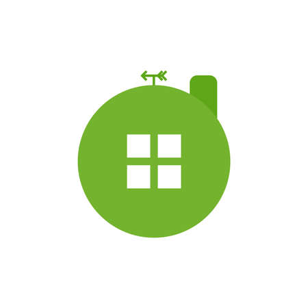 Illustration Vector Graphic of Eco Building Logoのイラスト素材