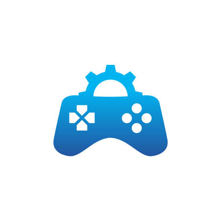 Illustration Vector Graphic of Game Joystick Setting Logo. Perfect to use for Technology Company