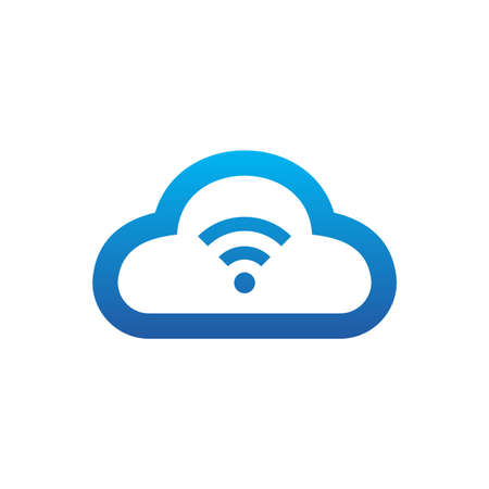 Illustration Vector Graphic of Cloud Internet . Perfect to use for Technology Companyのイラスト素材
