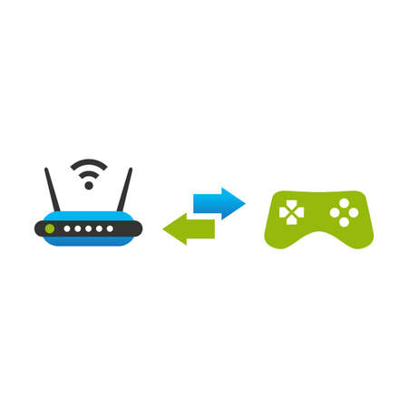 Illustration Vector Graphic of Wireless Joystick Logo. Perfect to use for Technology Company