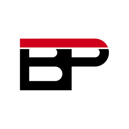 Illustration Vector Graphic of Modern BP Letter Logo. Perfect to use for Technology Companyのイラスト素材